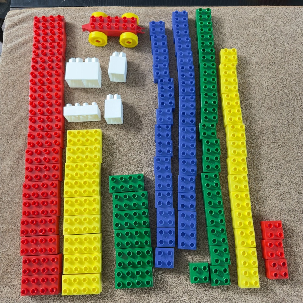 Vintage Ritvik Mega Bloks  Lot - Over 100 Retro Pieces